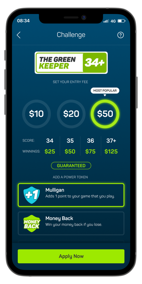 MoneyShot App - Greenkeeper Challenge